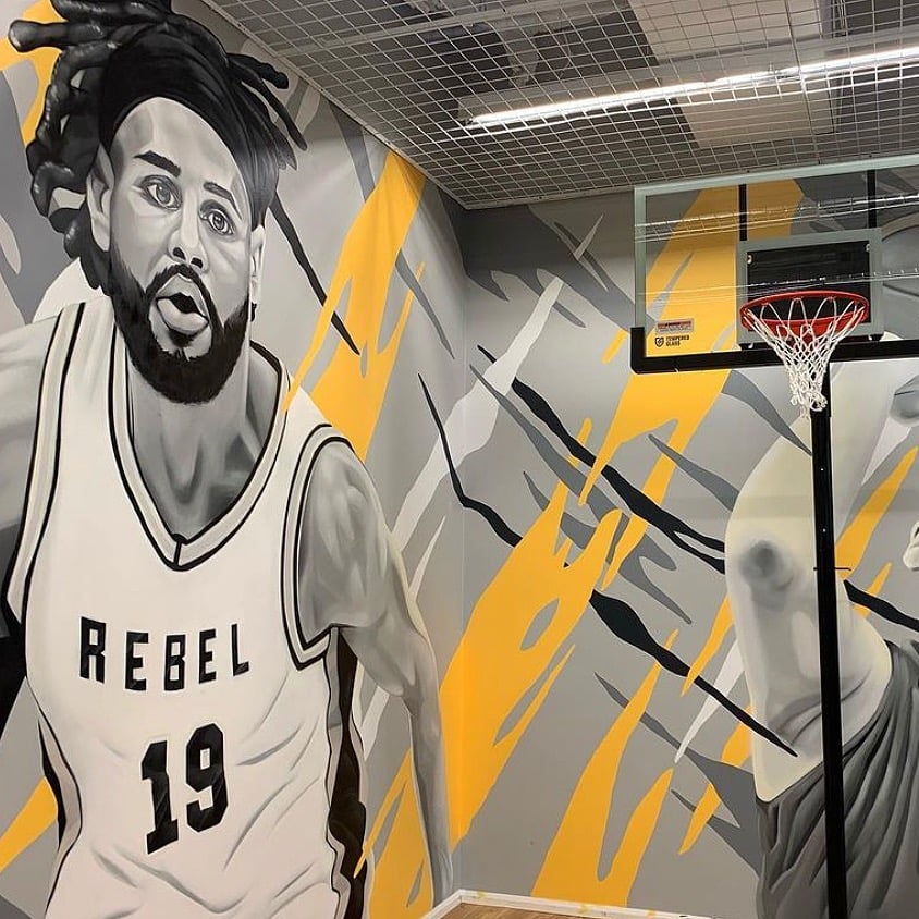 Celebrating Indigenous Australian Olympian Patty Mills with Mural Art